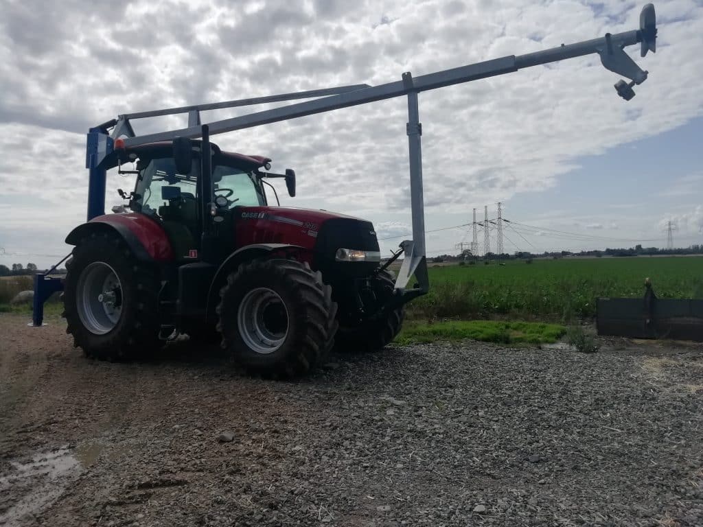traktordriven gödsel mixer